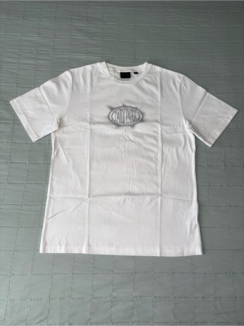 Daily Paper Glow T-Shirt White Size Large